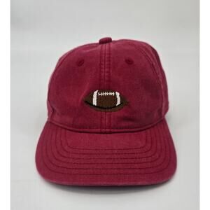 Harding Lane Kids' Red Football Embroidered Cap